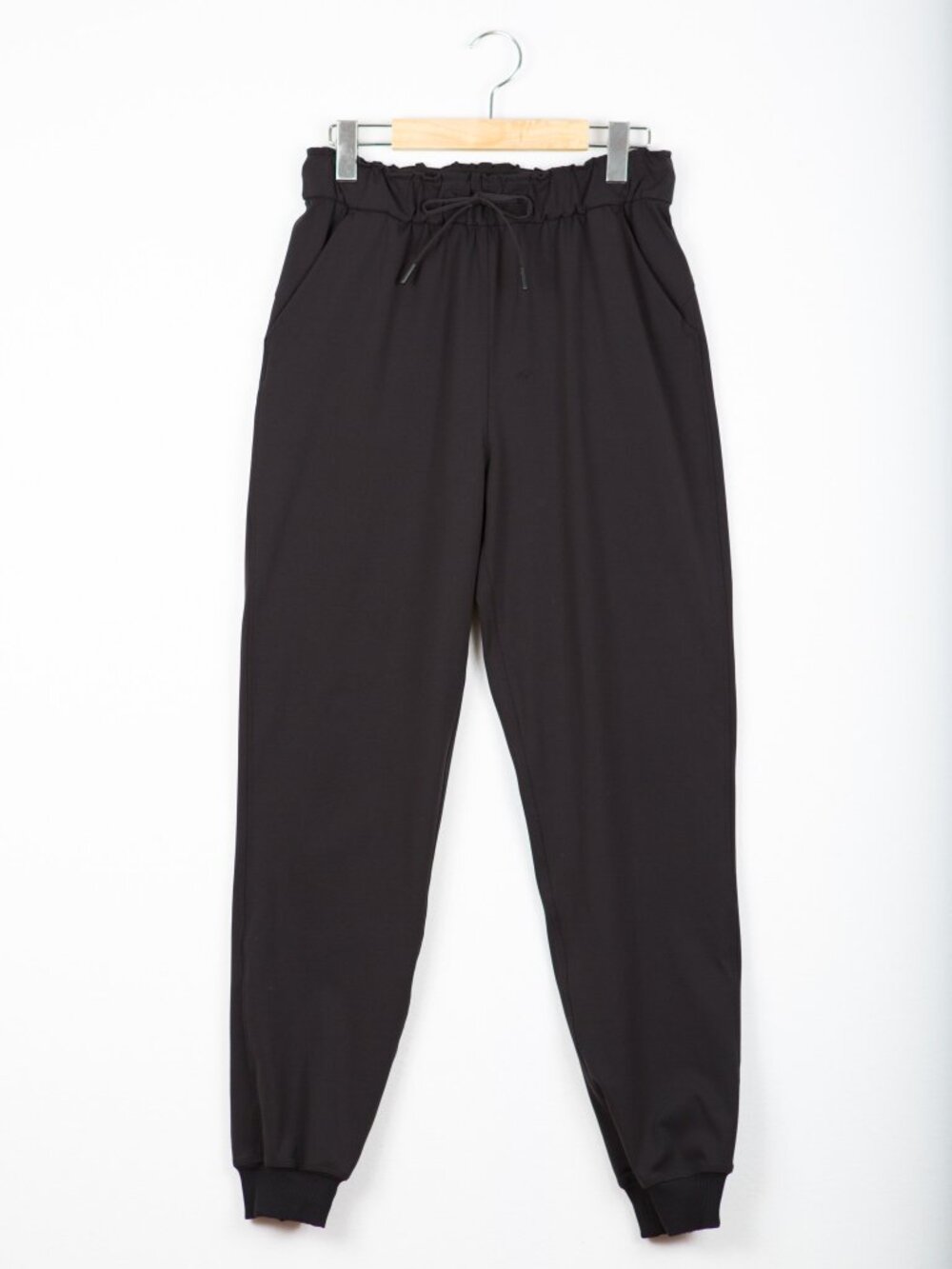 Lululemon Black Stretch High Rise Jogger Pants Women Size 6